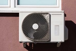 Outdoor Unit Of A Domestic Air Conditioner
